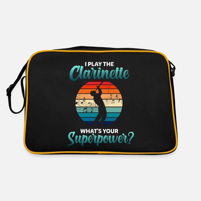 Clarinet player clarinet Retro Bag