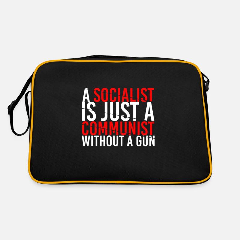 Antisozialismus Sozialist Retro Tasche