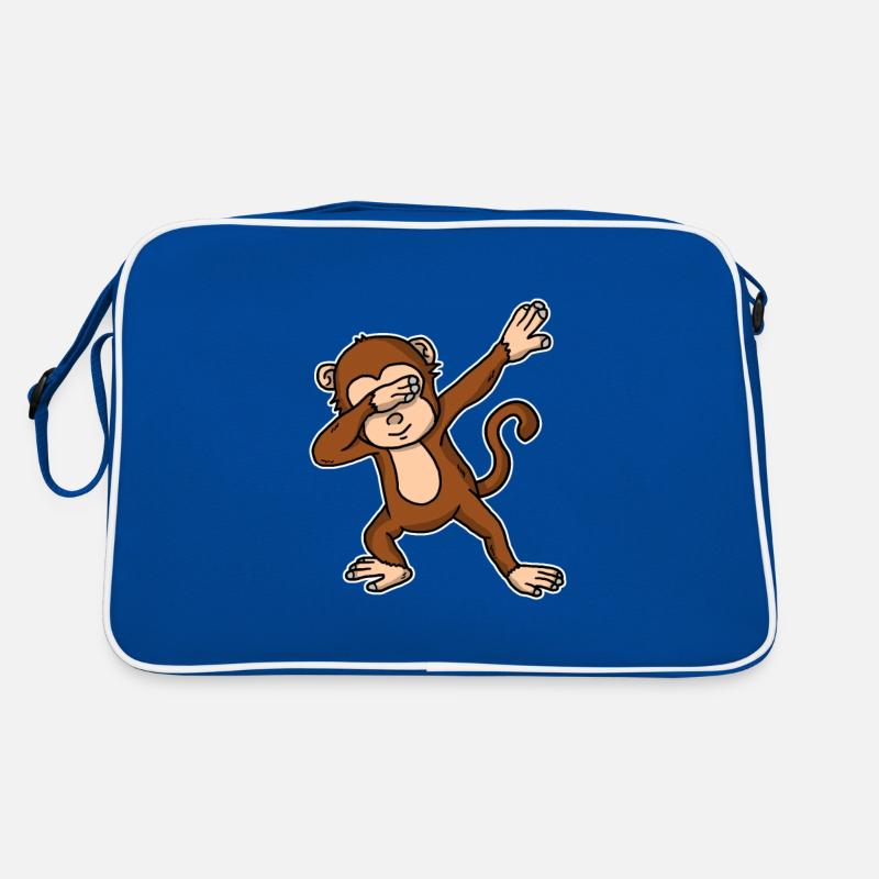 Lustiges Dabbing Affe Geschenk Retro Tasche