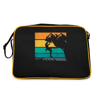 Alpinistes Escalade - Sac Retro - noir/or - Dos