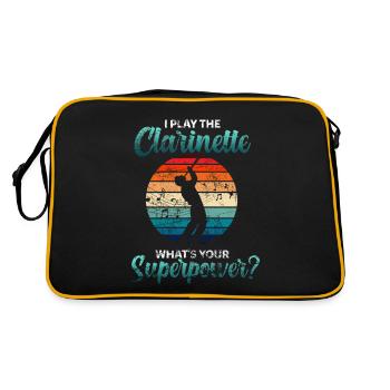 Retro clarinet - Retro Bag - black/gold - Back