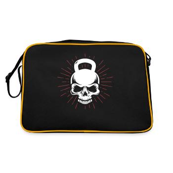 Kettlebell Skull Fitness Workout Home Workout - Sac Retro - noir/or - Dos
