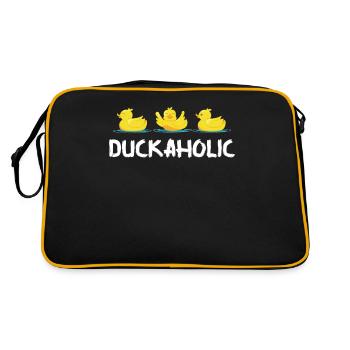 Canards d'élevage de canards en caoutchouc - Sac Retro - noir/or - Dos