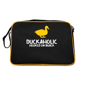 Canards d'élevage de canards en caoutchouc - Sac Retro - noir/or - Dos
