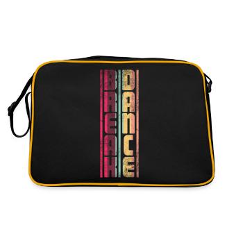 Breakdance Danse Hip Hop Rap 80 années 90 - Sac Retro - noir/or - Dos