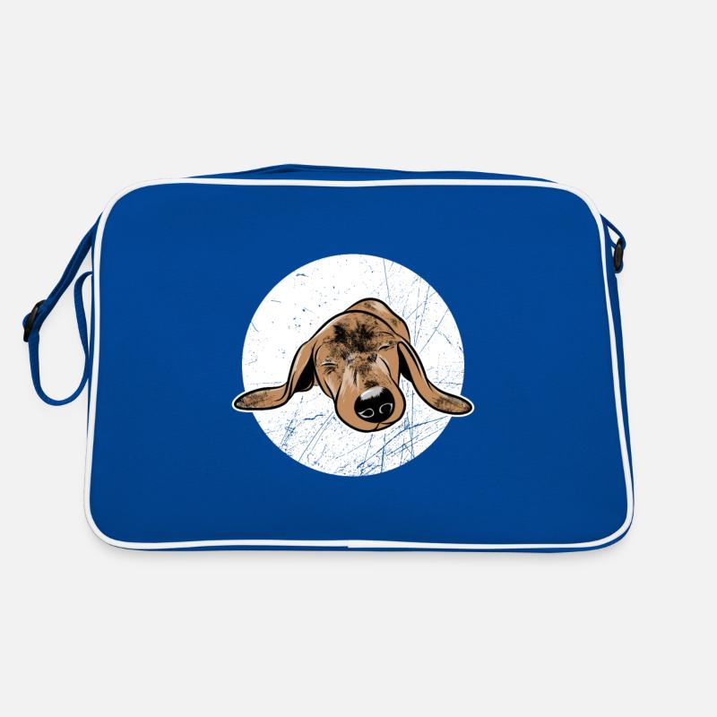 Dackel schlafen Hund Retro Tasche