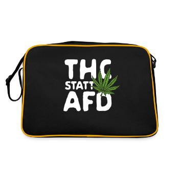 THC au lieu de AFD - Sac Retro - noir/or - Dos