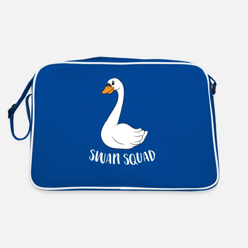 Team Schwäne Lustiges Swan Squad Retro Tasche