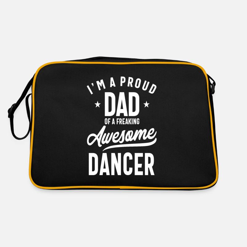 Ich bin ein stolzer Vater eines verdammt tollen Tänzers Retro Tasche