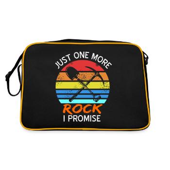 Just one last stone - archeology - Retro Bag - black/gold - Back