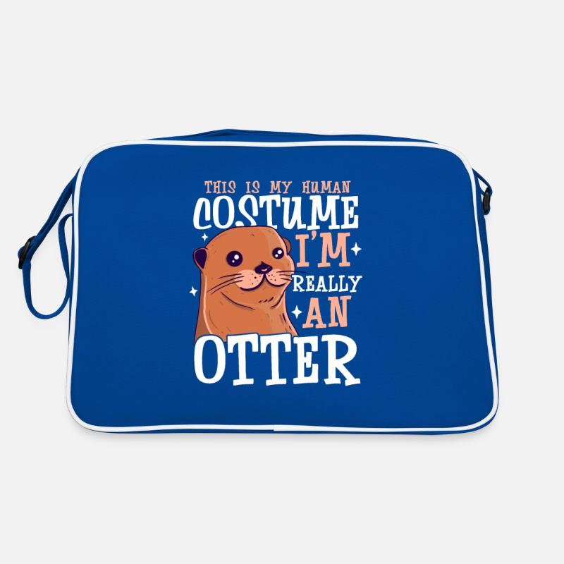 Otter Niedlich Tier Geschenk Retro Tasche