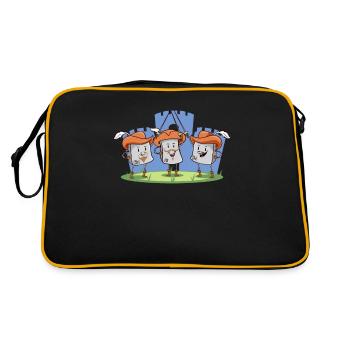 The 3 Musketeers CTRL ALT ENTF Internet Humor - Retro Bag - black/gold - Back