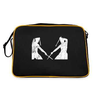 Escrima Arnis Kali - Sac Retro - noir/or - Dos