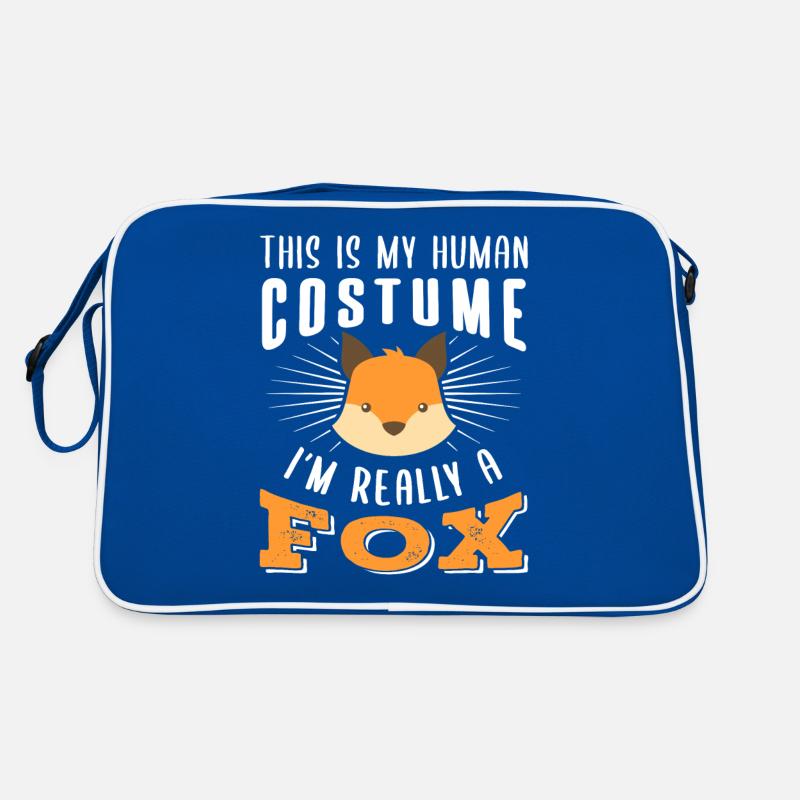 Fuchs Menschen Kostüm Retro Tasche
