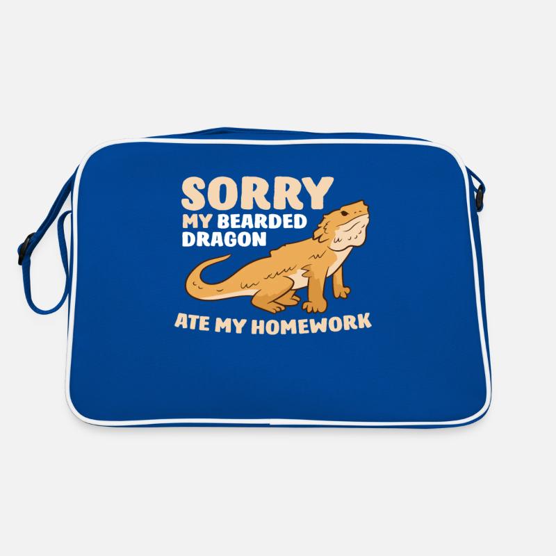 Mon Gecko A Mangé Mes devoirs Sac Retro