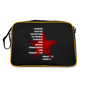 Bucky Words active le soldat prêt à se conformer - Sac Retro - noir/or - Dos