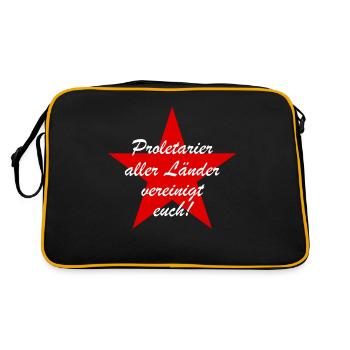Socialism! - Retro Bag - black/gold - Back