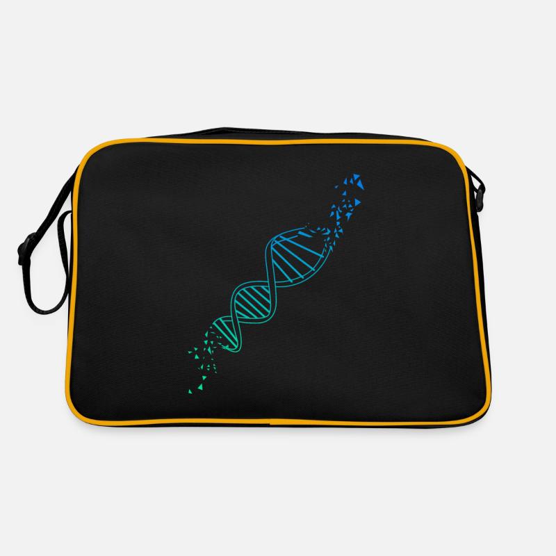 DNA Doppelhelix Retro Tasche