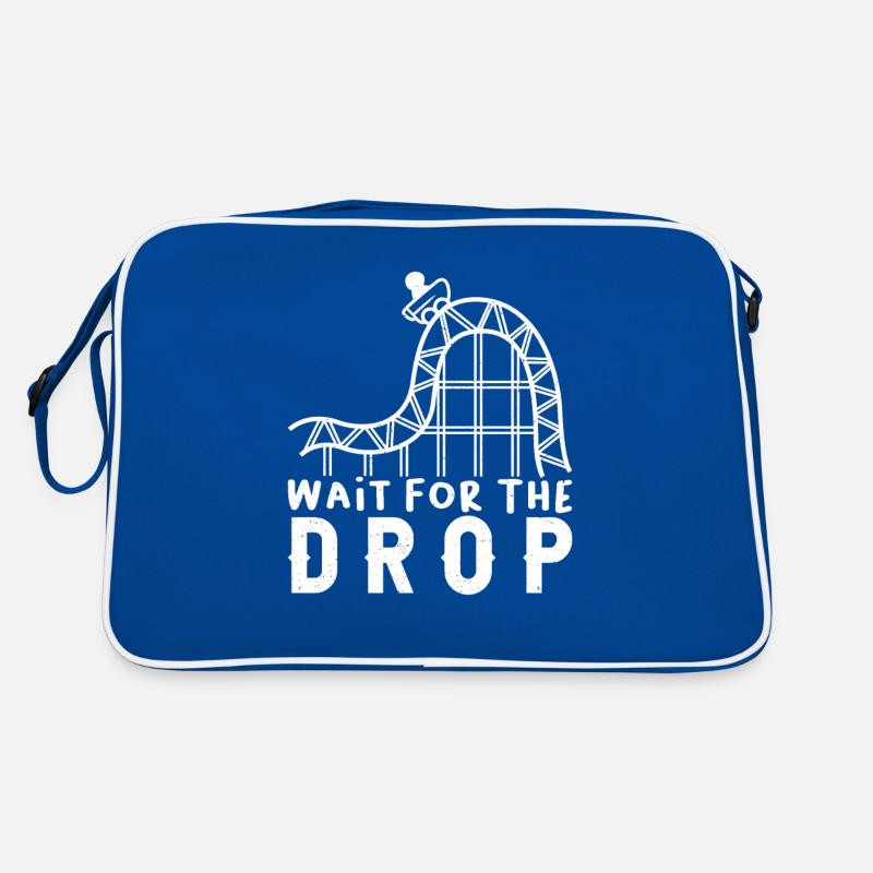 Roller Coaster Ride Fan Wait for the Drop Gift Retro Bag