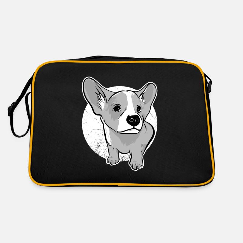 Corgi Welpe Sac Retro