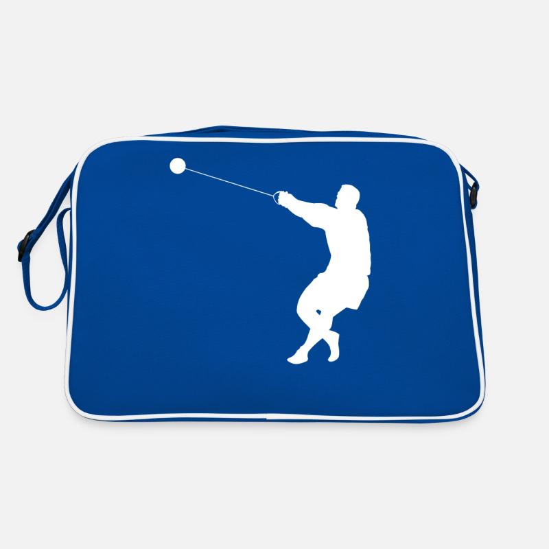 Hammerwurf Hammerwerfer Schwerathletik Geschenk Retro Tasche