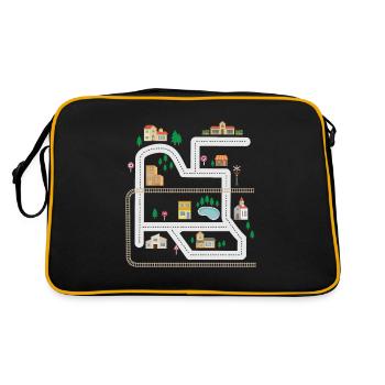 Play carpet carpet city father back massage - Retro Bag - black/gold - Back