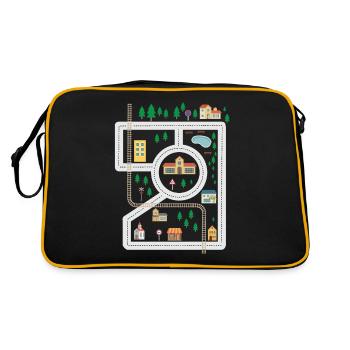 Back massage play carpet city carpet massage - Retro Bag - black/gold - Back