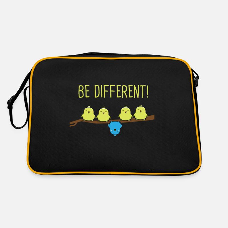 Be different ondulation oiseau Sac Retro
