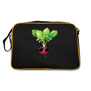 Radis lunettes de soleil Jardinage Jardinier - Sac Retro - noir/or - Dos
