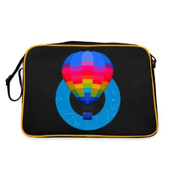Balloon Montgolfière - Sac Retro - noir/or - Dos