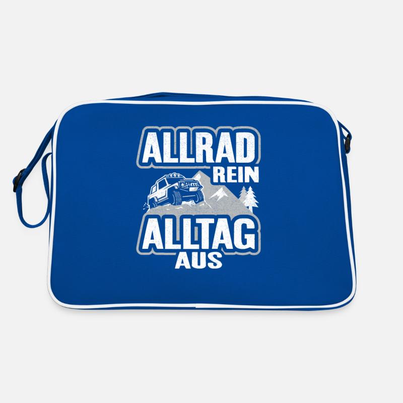 Offroad Offroader Geländewagen 4x4 Retro Tasche