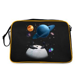 univers - Sac Retro - noir/or - Dos
