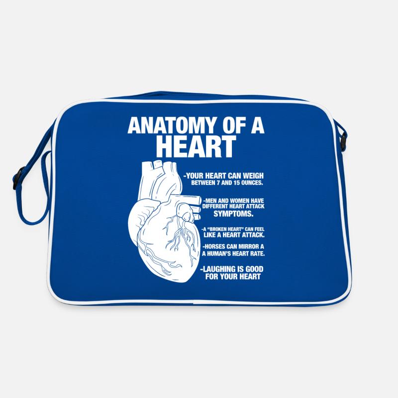 Anatomie d’un cœur humain Anatomique Sac Retro