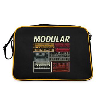 ADSR Modular Life Synthesizer - Retro Bag - black/gold - Back
