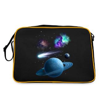 Univers - Sac Retro - noir/or - Dos
