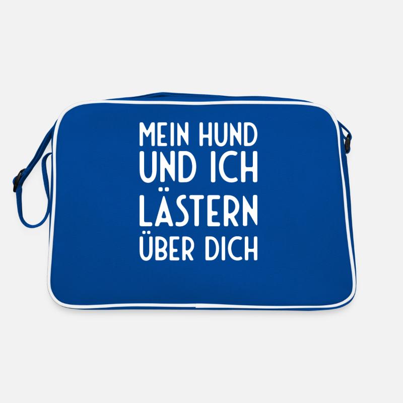 Hund Hundebesitzer Spruch Geschenk Retro Tasche