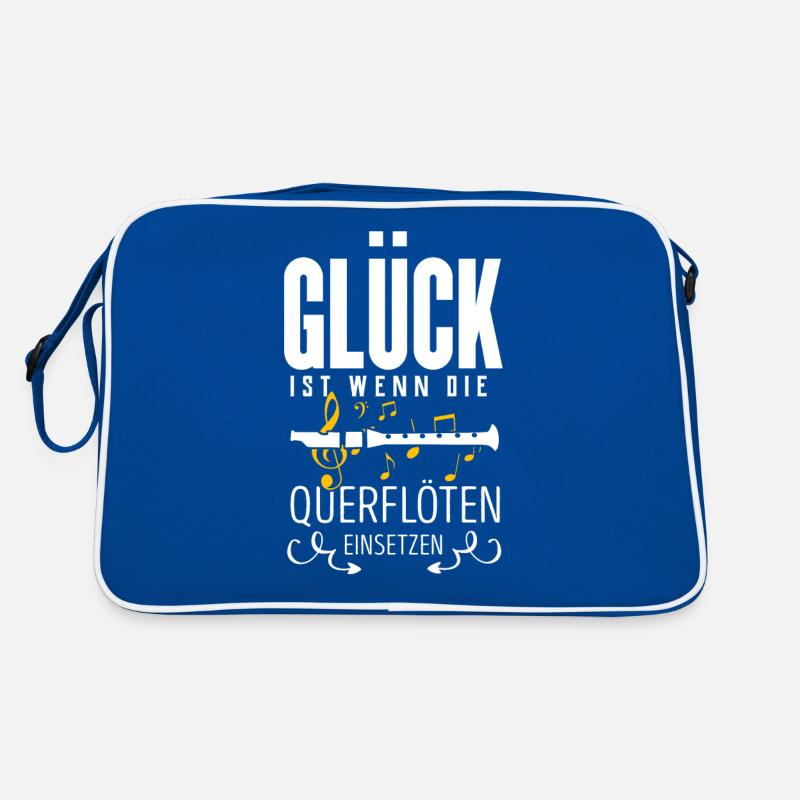 Querflöte Retro Tasche