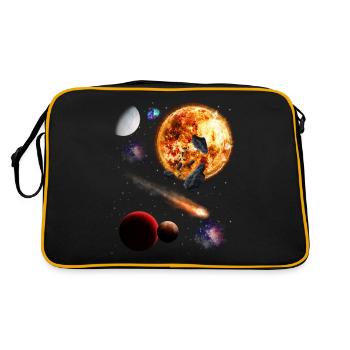 Univers - Sac Retro - noir/or - Dos