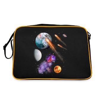 Univers - Sac Retro - noir/or - Dos
