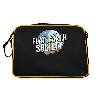 Flat Earth Society - Sac Retro - noir/or - Dos