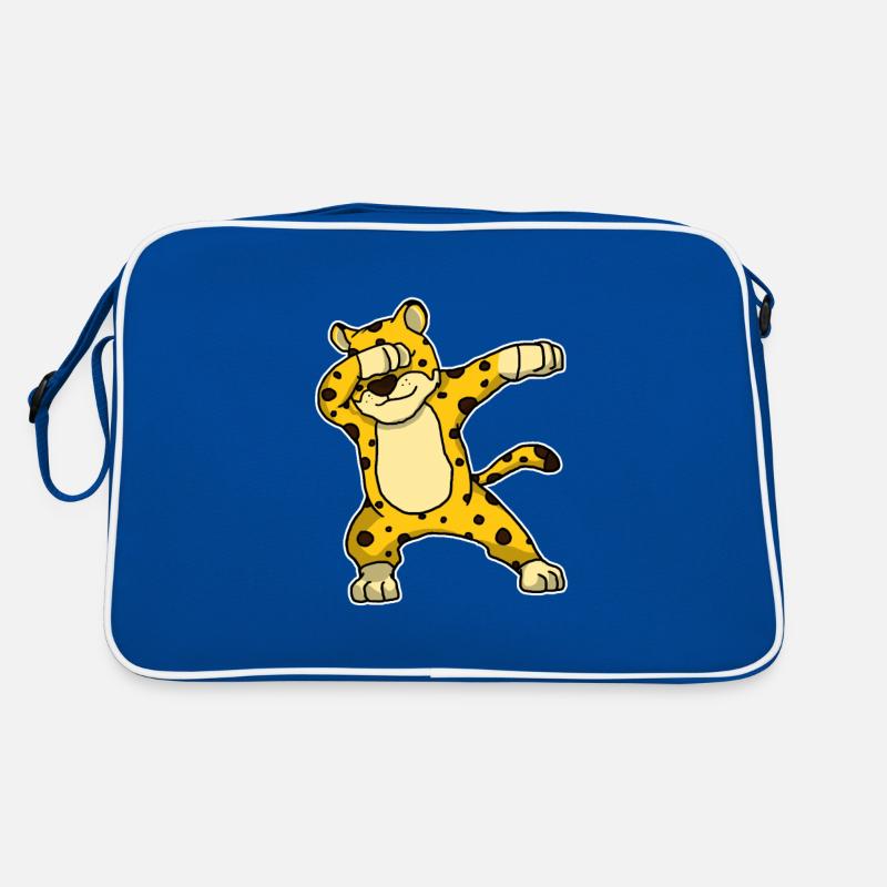 Funny Dabbing Cheetah Dab Dance Leopard Lover Gift Retro Bag