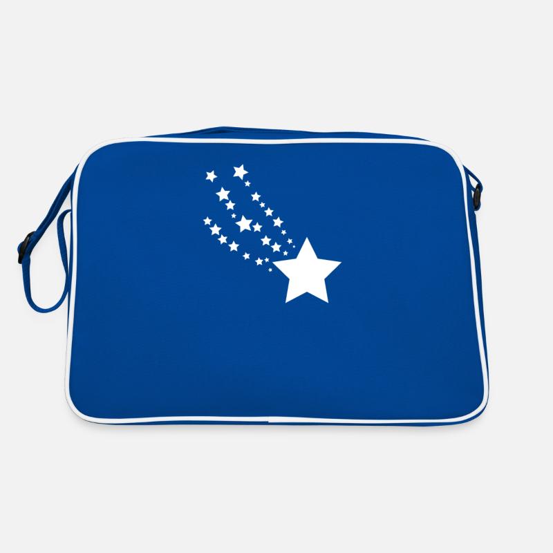 Sterne Sternschnuppe Sternchen selbst gestalten Retro Tasche