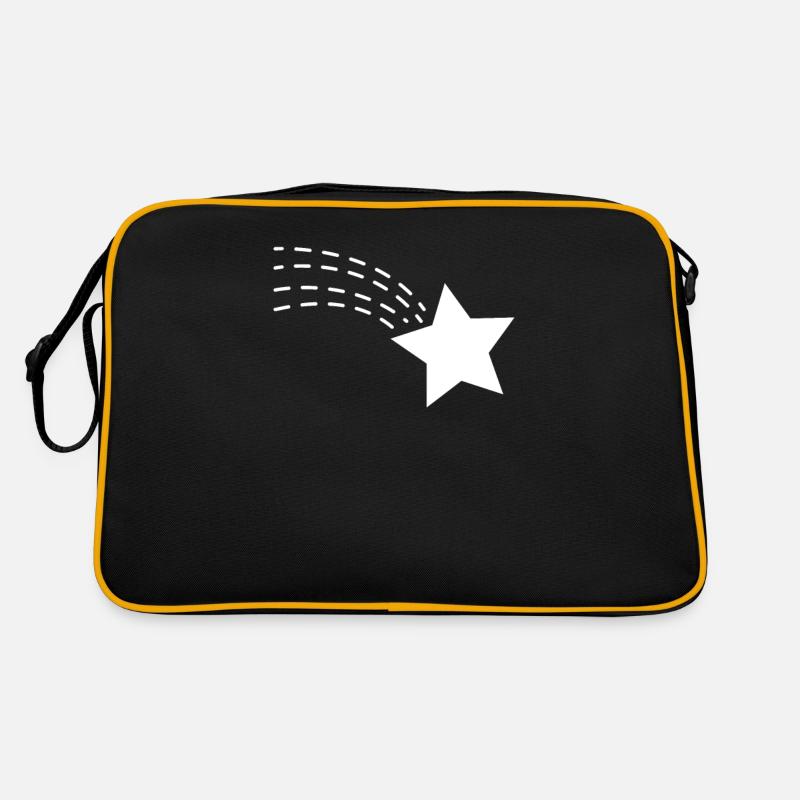 Sterne Sternschnuppe Sternchen selbst gestalten Retro Tasche