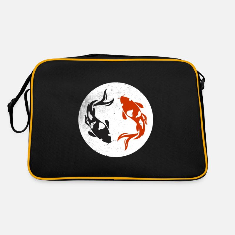 Japan - Retro Tasche - Schwarz/Gold