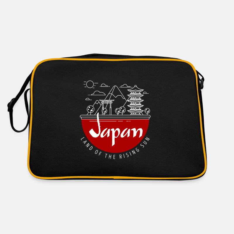 Japon - Sac Retro - noir/or
