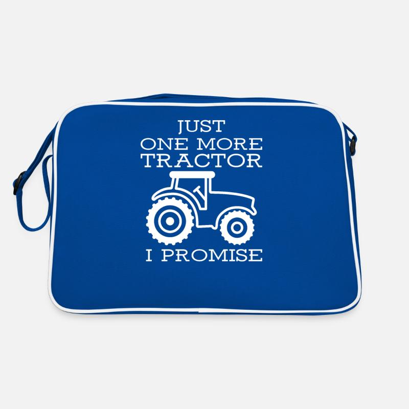 Tractor Farmer Agriculture Saying Retro Bag