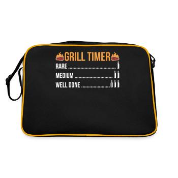 grilling - Retro Bag - black/gold - Back