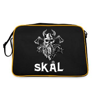Toast Skal Skol Viking rencontré - Sac Retro - noir/or - Dos