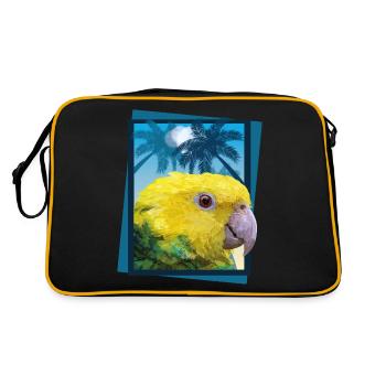 Equal-headed Amazon - Retro Bag - black/gold - Back