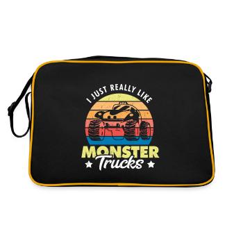 Monster Truck Monster Truck - Sac Retro - noir/or - Dos